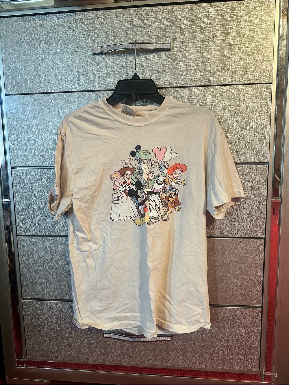 Disney Character Graphic Tee - Cream unisex T-Shirt
